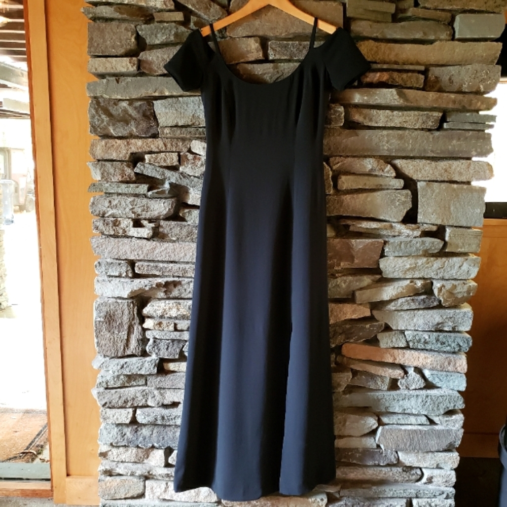 Giorgio Armani Silk Gown Black